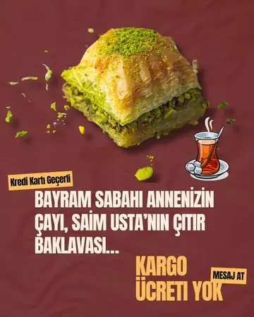 Saim Usta baklava campaign creative