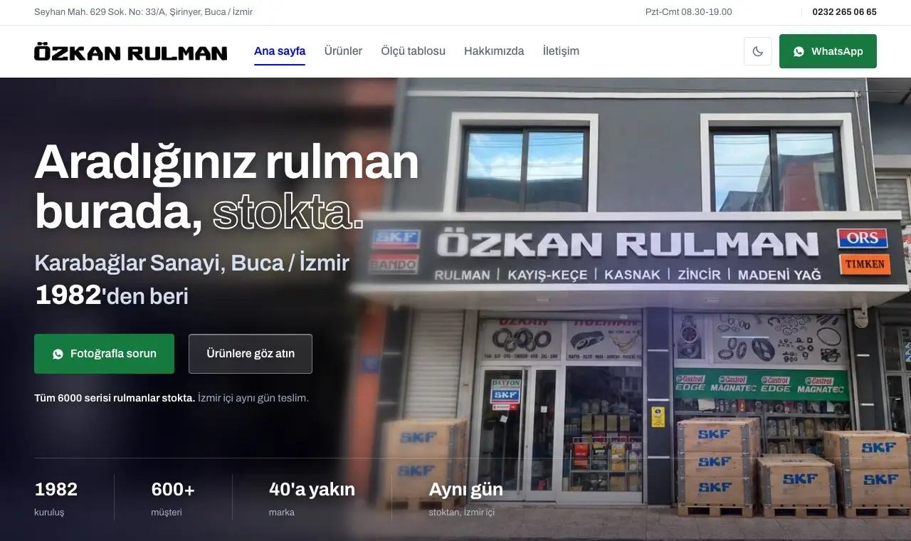 Özkan Rulman